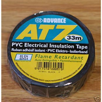 Advance AT7 PVC Insulation Tape, black 33m, 19mm купить