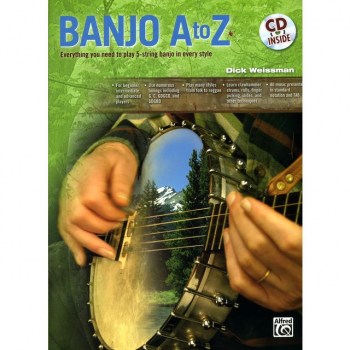 Alfred Music Banjo A to Z Book and CD купить