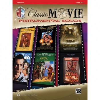 Alfred Music Classic Movie - Trombone Instrumental Solos, Book/CD купить