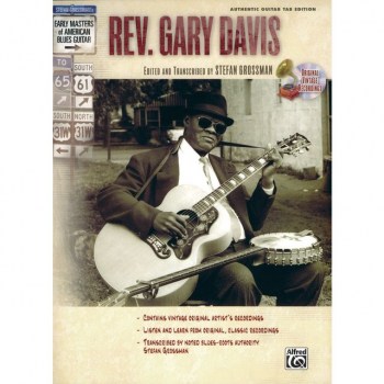 Alfred Music Early Masters - Rev Gary Davis Grossmann, Book and CD купить