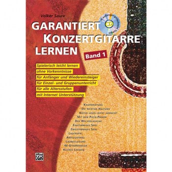 Alfred Music Garantiert Konzertgitarrre 1 Volker Saure, Buch/CD купить