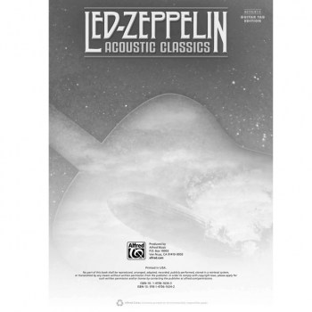 Alfred Music Led Zeppelin Acoustic Classics Revised купить