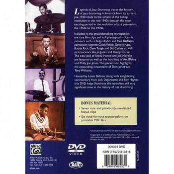 Alfred Music Legends of Jazz Drumming DVD, Paul Motian und andere купить