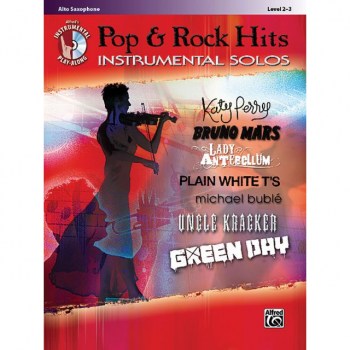 Alfred Music Pop & Rock Hits - Alt-Saxophon Instrumental Solos, Book/CD купить