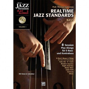 Alfred Music Realtime Jazz Standards Bass купить