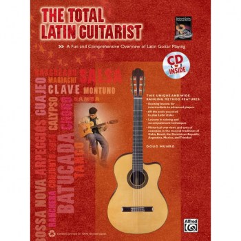 Alfred Music The Total Latin Guitarist Munro, Book and CD купить