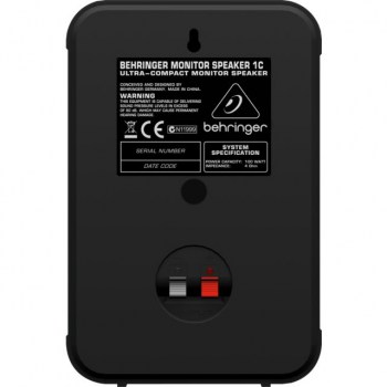 Behringer 1C-BK Monitor Speakers compact, black купить