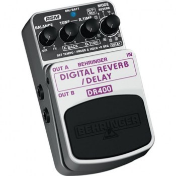 Behringer Digital Reverb/Delay DR400 Eff ects Pedal купить