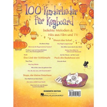 Bosworth Music 100 Kinderlieder für Keyboard купить