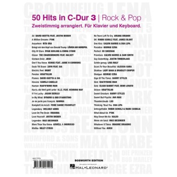 Bosworth Music 50 Hits in C-Dur: Rock &amp- Pop 3 купить