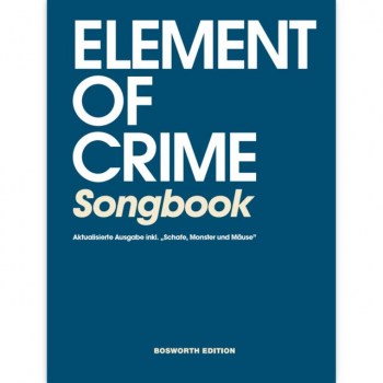 Bosworth Music Element Of Crime: Songbook купить