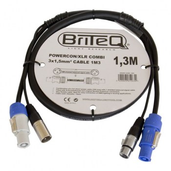 Briteq Powercon/XLR PRO Combi Cable 1,3m купить