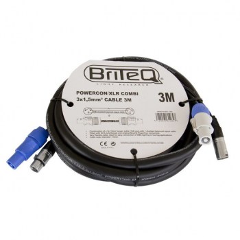 Briteq Powercon/XLR PRO Combi Cable 3m купить