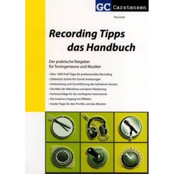 Carstensen-Verlag Recording Tipps - Das Handbuch Tim Crich купить