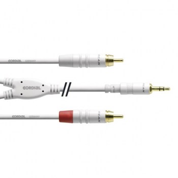 Cordial CFY 1.5 WCC-SNOW Y-Audio Cable Cinch 1,5m Rean купить