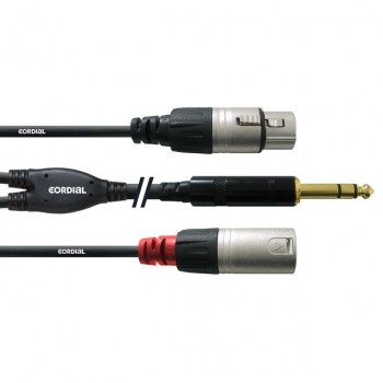 Cordial CFY 1.8 VFM Y-Audio Cable XLR m/f 1,8m Rean купить