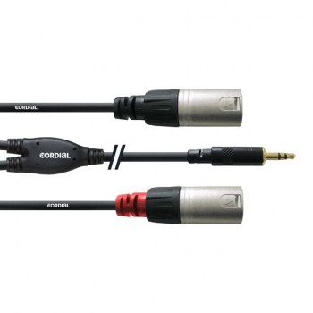 Cordial CFY 3 WMM-LONG Y-Audio Cable XLR male 3m Rean купить