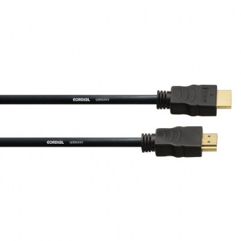 Cordial HDMI Kabel, 1,0m schwarz, vergoldeter Stecker купить