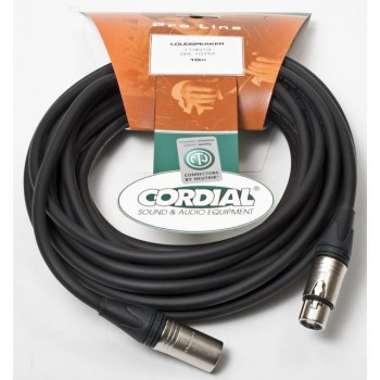 Cordial CPL 10 FM peak Speaker Cable XLR 10m 2x2,5 mmo Neutrik купить