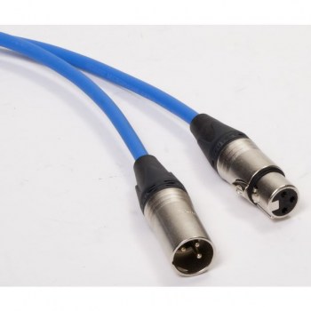 Cordial Microphone Cable XLR 10m Blue Neutrik Connectors купить