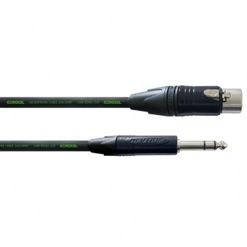 Cordial CRM 2.5 FV encore Mircophone Cable XLR female - Jack stereo 2,5m Neutrik купить