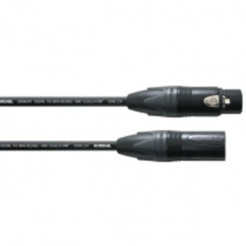 Cordial DMX AES/EBU Cable XLR, 0.5m Neutrik-Plug, Black купить
