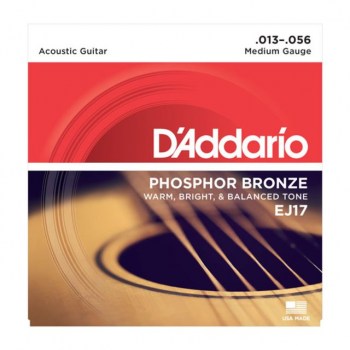 D'Addario A-Guit.Strings EJ17 13-56 Phosphor Bronze купить