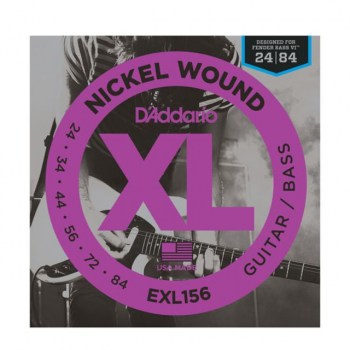D'Addario E-Guit./Bass Strings XL156 24- 84,Nickel Wound,Fender Bass VI купить