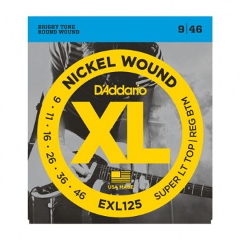 D'Addario E-Guitar Strings EXL125 09-46 Nickel Wound купить