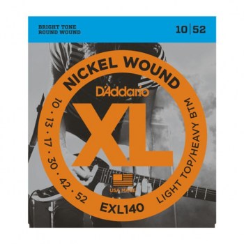 D'Addario E-Guitar Strings EXL140 10-52 Nickel Wound купить