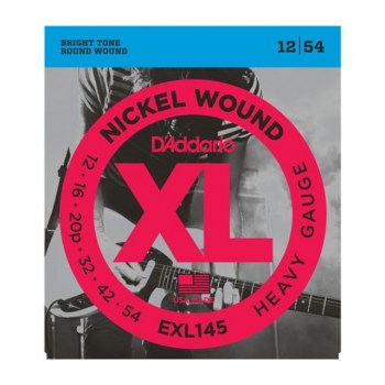 D'Addario E-Guitar Strings EXL145 12-54 Nickel Wound купить