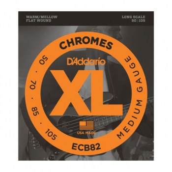 D'Addario Bass Chromes Flat 50-105 50-70-85-105, ECB82 купить