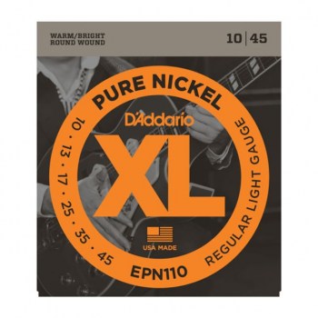 D'Addario E-Guit.Strings EPN110 10-45 Pure Nickel купить