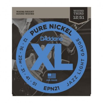 D'Addario E-Guit.Strings EPN21 12-51 Pure Nickel купить