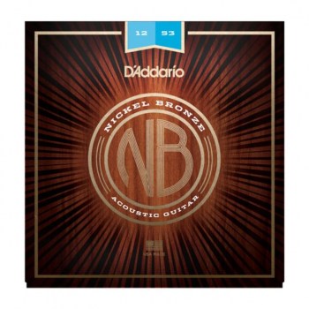 D'Addario NB1253 12-53 Nickel Bronze Acoustic Light купить