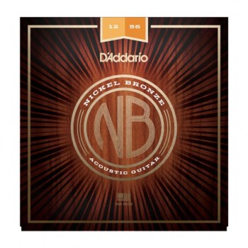 D'Addario NB1256 12-56 Nickel Bronze Acoustic Light Top/Medium Bottom купить