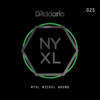 D'Addario NYNW025 Single String Nickel Wound купить