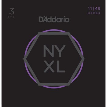 D'Addario NYXL1149-3P 11-49 Carbon Steel Alloy - 3-Pack купить
