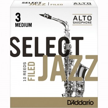 D`addario Woodwinds Rsf10asx3m Select Jazz Filed Alto Saxophone Reeds, 3m, 10 Bx купить