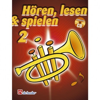 De Haske Horen, lesen, spielen, Band 2 Trompete in B, Buch und CD купить