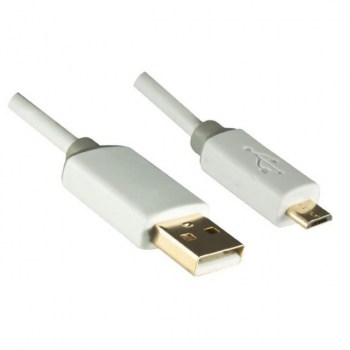 Dinic USB 2.0-Kabel wei? A-Stecker/Micro-USB 0,5m купить