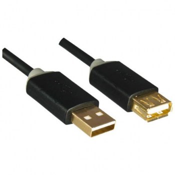 Dinic USB 2.0-Verlangerung 2m schwarz купить