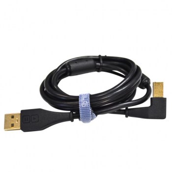 DJ TECHTOOLS DJTT USB Chroma Cable Black 1.5m, angled купить