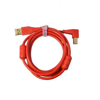 DJ TECHTOOLS DJTT USB Chroma Cable Red 1.5m, angled купить