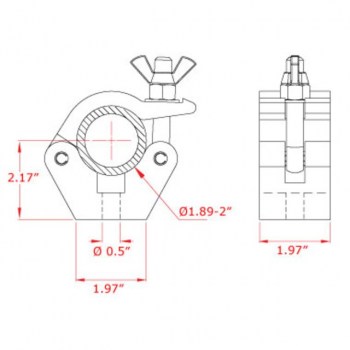 Doughty Halfcoupler silber ohne Schraube купить