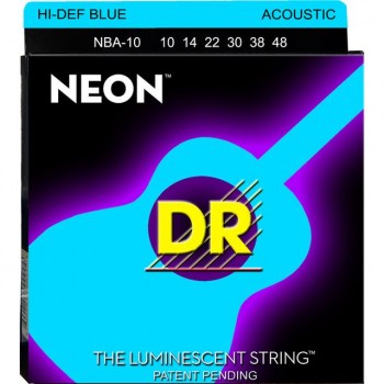 DR A-Guitar Strings 10-48 Hi-Def Blue NBA-10 купить
