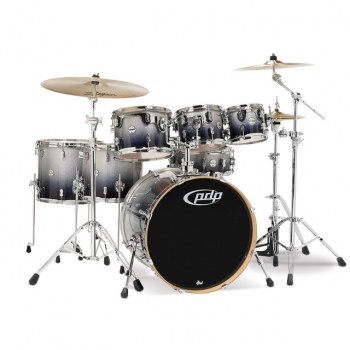 Drum Workshop PDP Concept Maple CM7, Silver to Black Fade купить