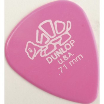 Dunlop Delrin Plectrum 0.71mm Pack Of 12,Pink,Picks купить