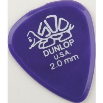 Dunlop Delrin Plectrum 2.00mm Pack Of 12,Dark Violet,Picks купить