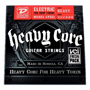 Dunlop E-Guitar Strings 10-48 Heavy Core Nickel Steel купить